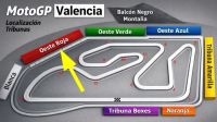 Tribuna ROJA Cheste<br />MotoGP Valencia<br /> Circuito Ricardo Tormo