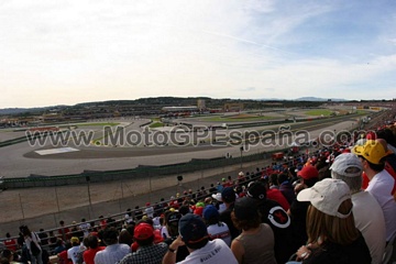 Tribuna AZUL<br />MotoGP Valencia - Cheste
