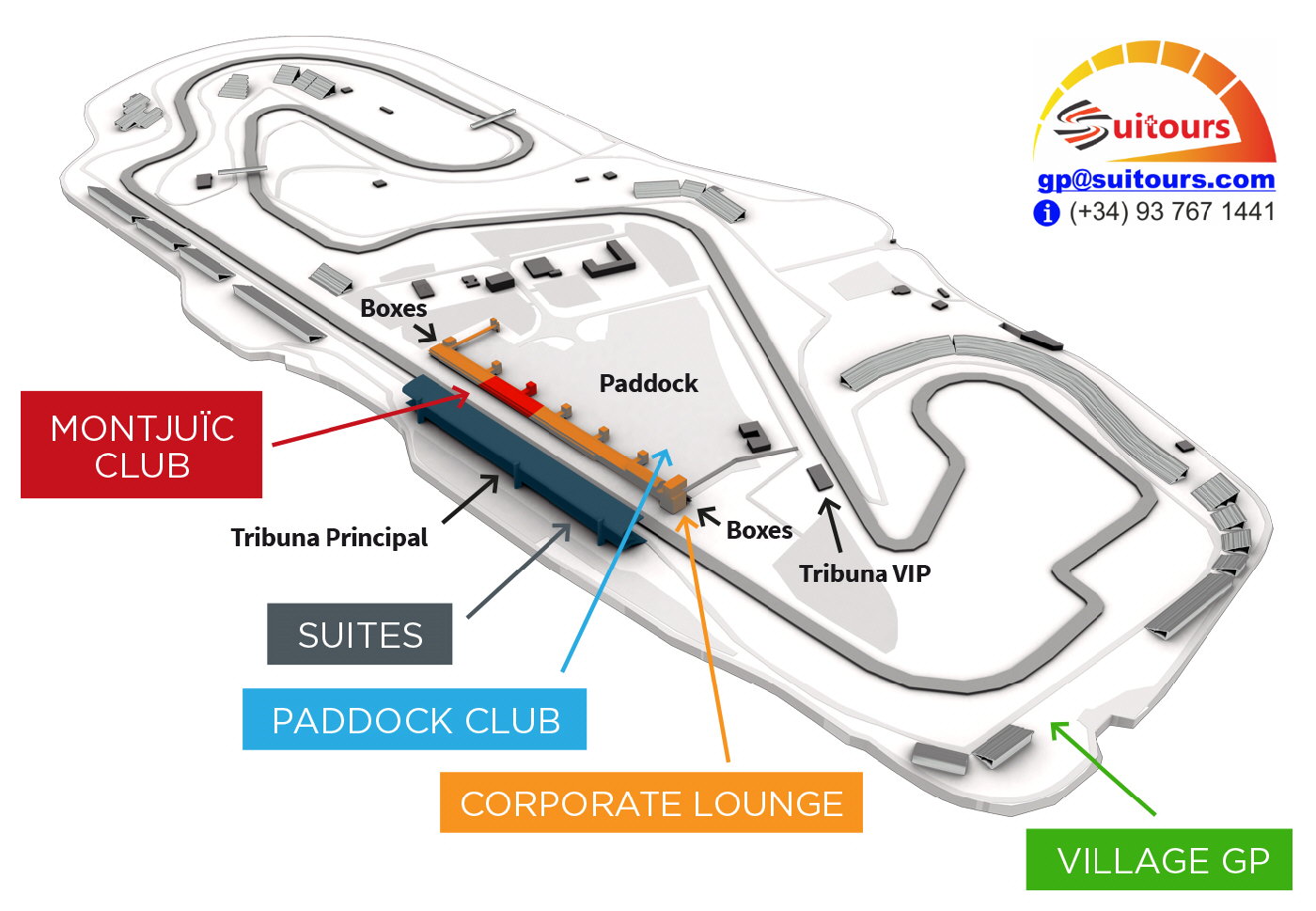 areas VIP Circuit de Barcelona-Catalunya